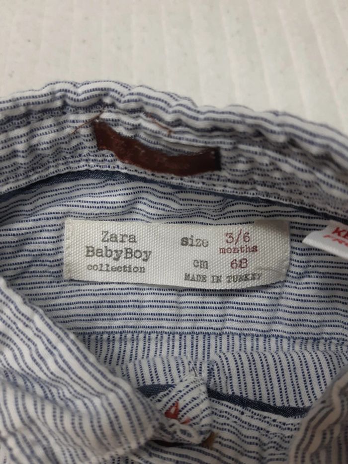 Tenue chemise et pantalon 68 cm - photo numéro 6