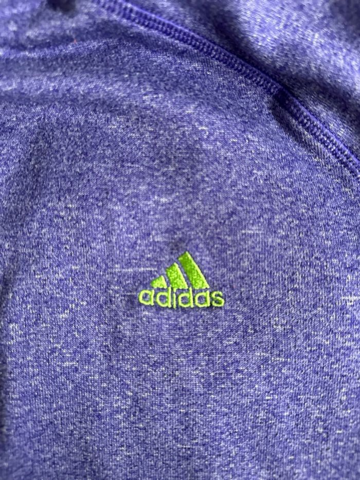 Sweat à capuche Adidas violet Ultimate Hoodie - Taille XL femme - photo numéro 2