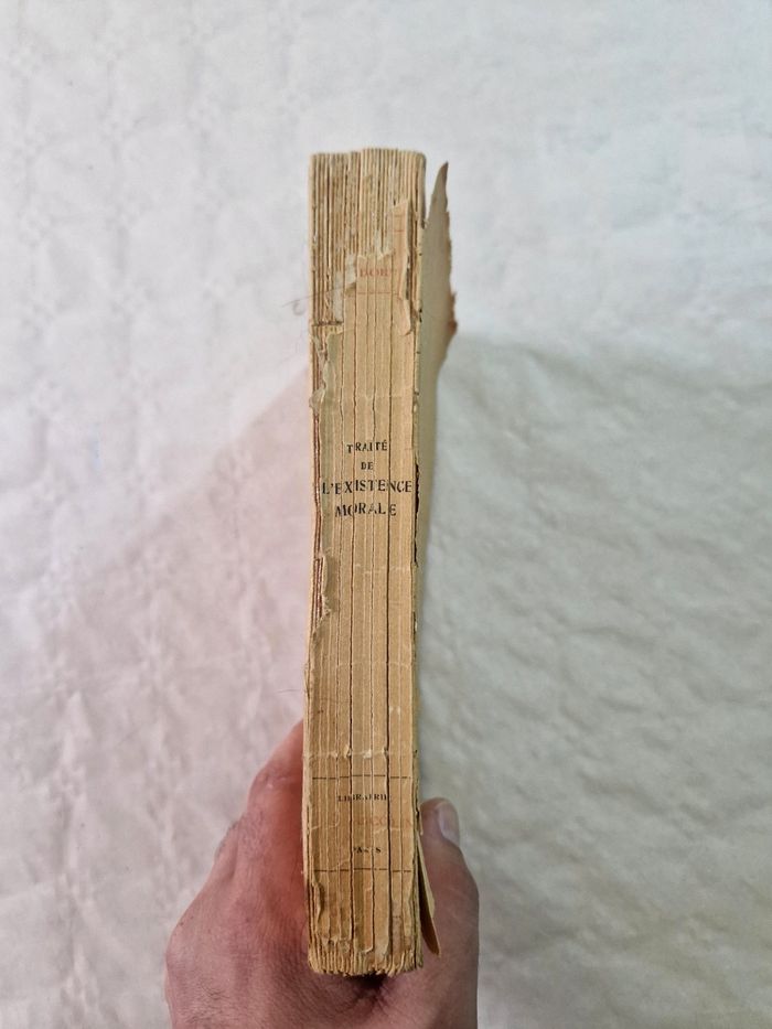 Livre ancien , traité de l'existence morale  , 1949  , Georges Gusdorf - photo numéro 2