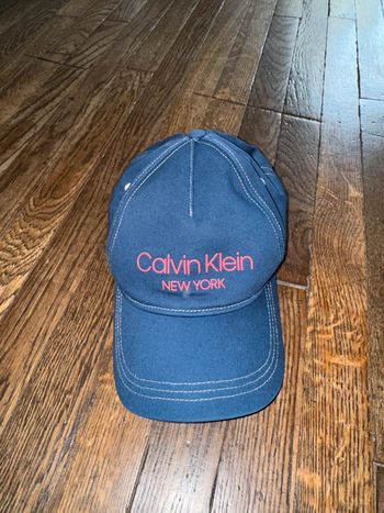 Casquette Calvin Klein  Taille unique Bleu et rose