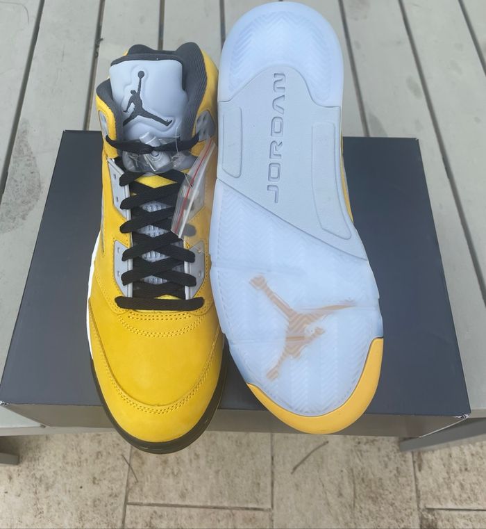 Air jordan 5 Retro Tokyo jaunes - Neuves en taille - photo numéro 5