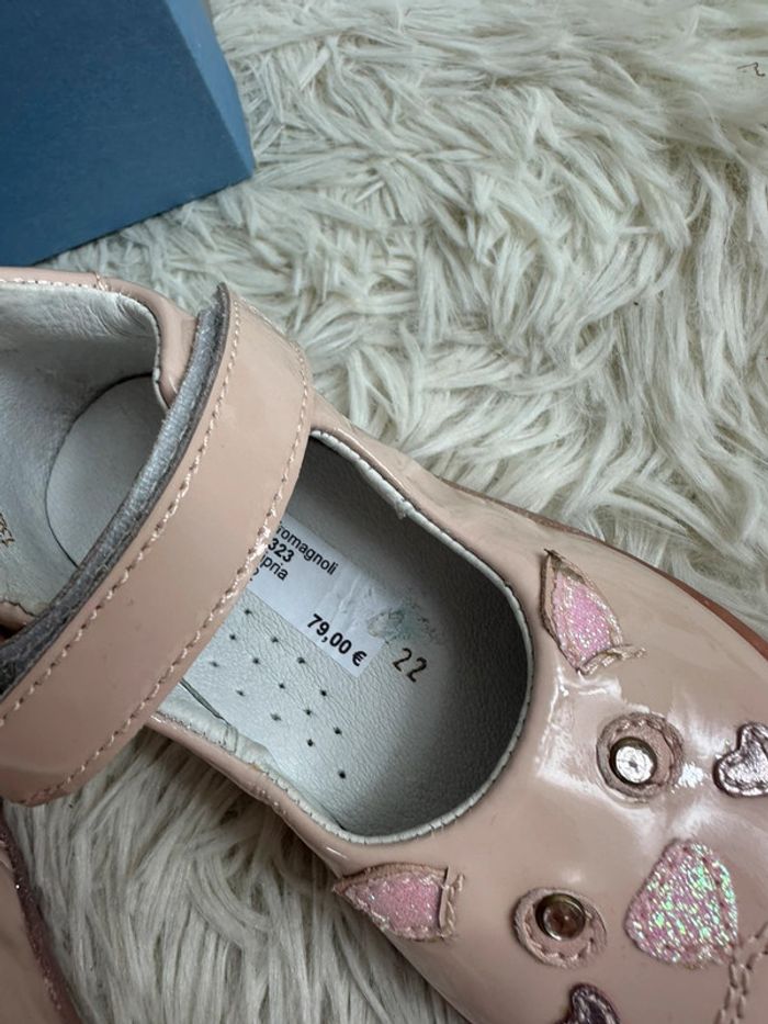 Paire de babies rose taille 22 Franco Romagnoli - photo numéro 3