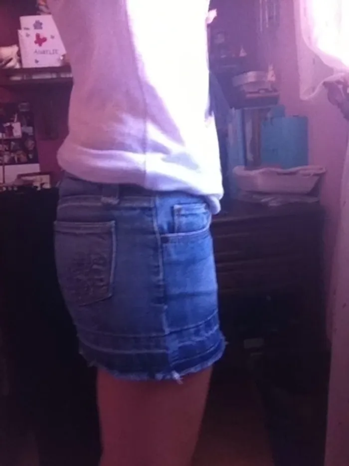 Jupe en jeans #zara - photo numéro 2