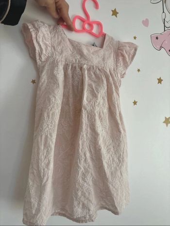 Robe rose pale Kiabi, bébé fille, taille 24 mois