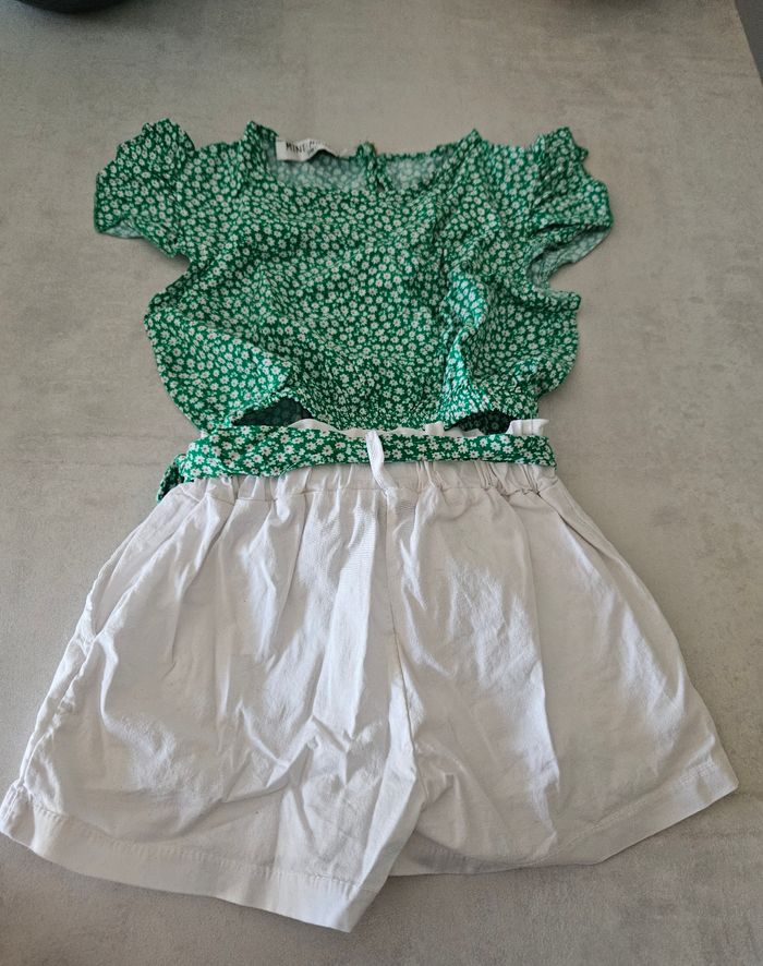 Ensemble fille short et haut manches courtes - photo numéro 2
