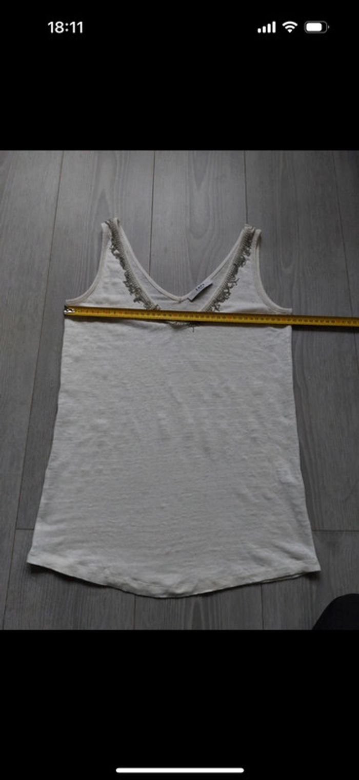 Débardeur 100% lin Zapa taille 0 (34,XS) - photo numéro 8