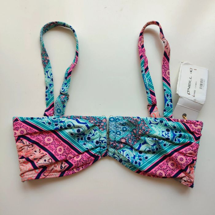 Haut de maillot de bain bleu et rose pour femme de taille 36 D, O'Neill