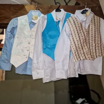 Chemise et gilet ceremonie garcin