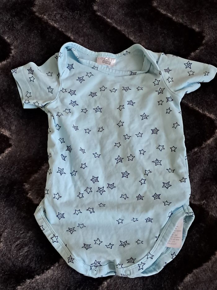 Lot 2 bodies MC bébé garçon 68cm - photo numéro 3