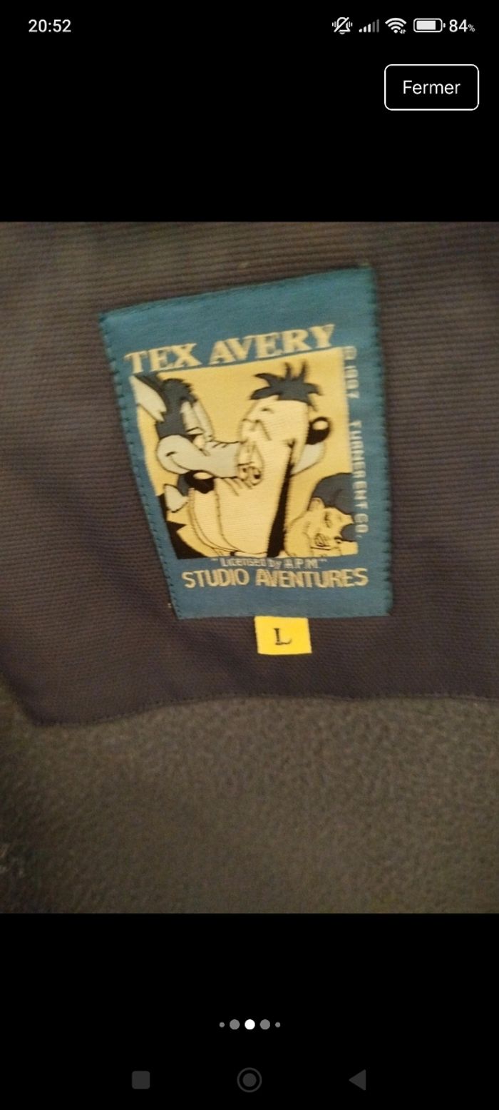 Veste Tex Avery taille L - photo numéro 4