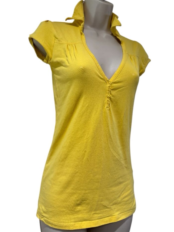 T-shirt polo, Pimkie, taille 36 jaune - photo numéro 9