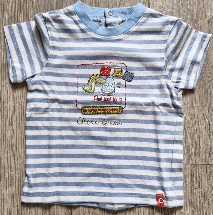 Lot tee shirt garçon 9 mois - photo numéro 4