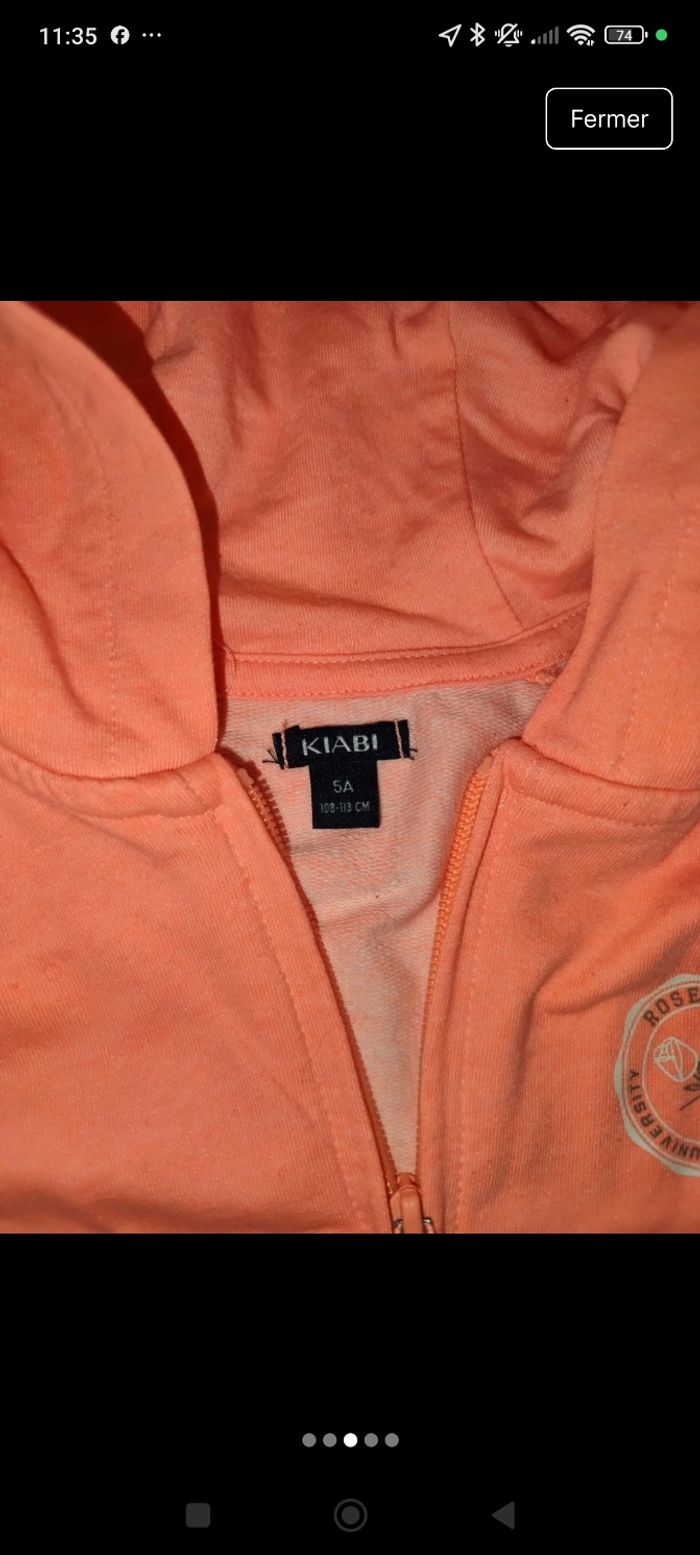 Gilet fille 5 ans - photo numéro 3