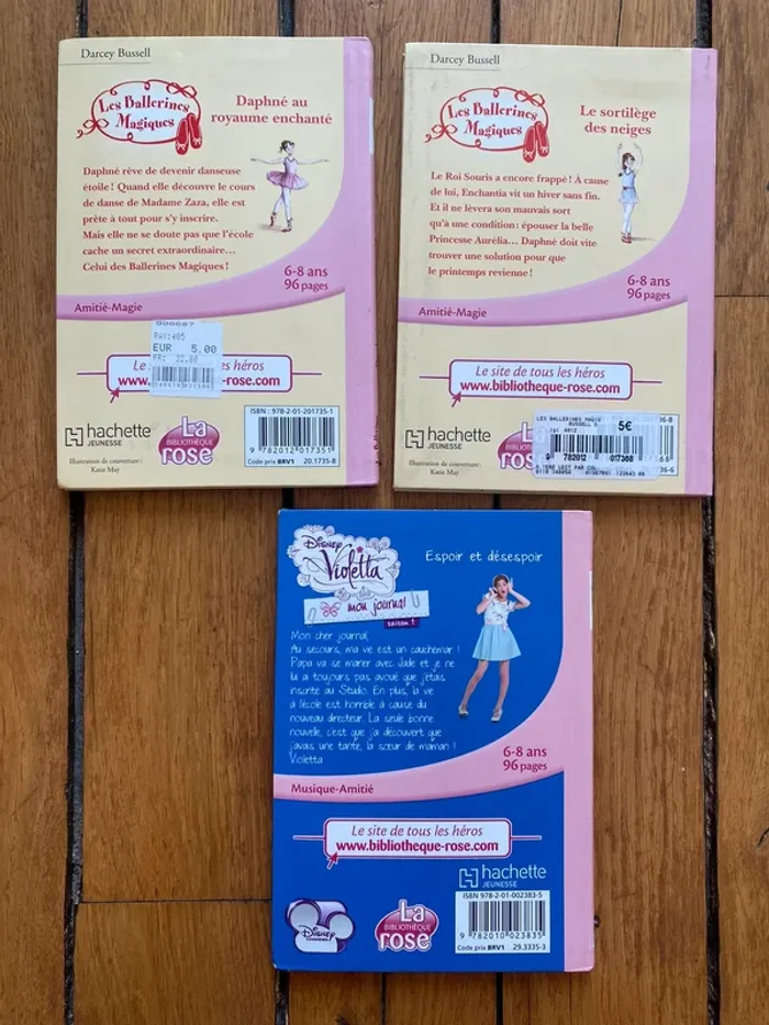 Lot de livres les ballerines magiques et violetta - photo numéro 2