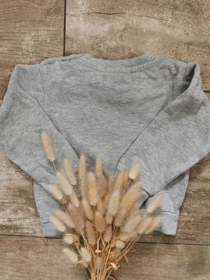 🌺Sweat batman 18mois gris chiné super héros bébé garçon - photo numéro 9