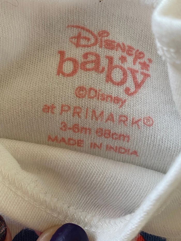 Body Disney Minnie blanc 3/6 mois - photo numéro 2