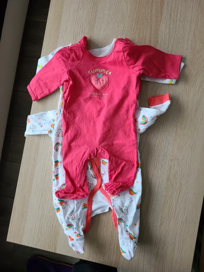 Lot de pyjama fille 3 mois - photo numéro 10