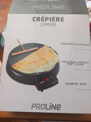 Crepiere électrique