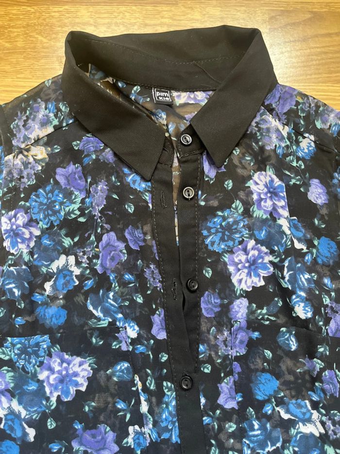 Chemise sans manche fleurie - photo numéro 2