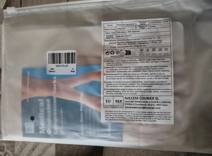 4 paires de bas de contention taille S neuf - photo numéro 2