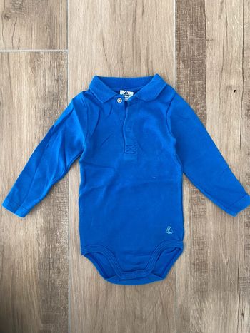 Body col polo petit bateau 12 mois 74cm