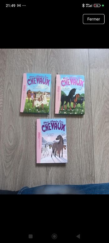 Livres mes amis les chevaux