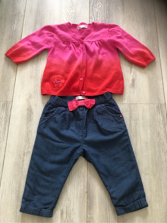 Gros lot de vêtements bébé fille - photo numéro 7