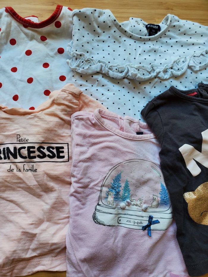 Lot de 5 t-shirts manches longues - photo numéro 3