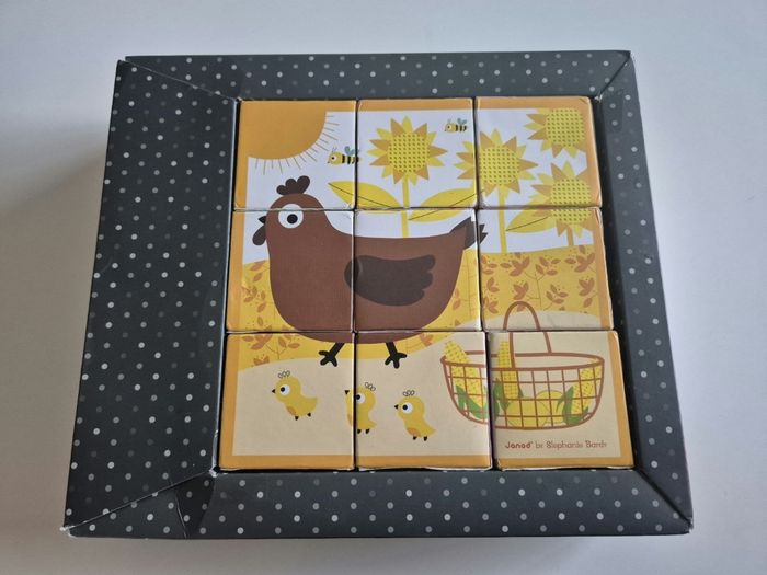 Puzzle Janod 9 cubes à assembler - photo numéro 8