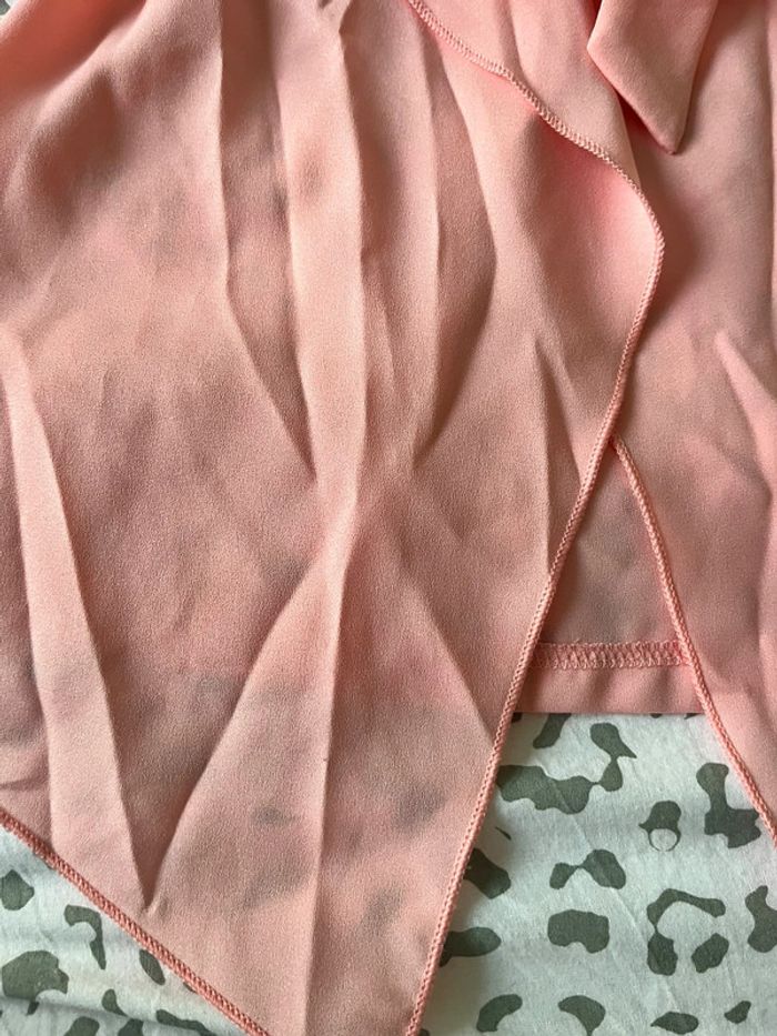 Petit Gilet Fin Rose Clair - photo numéro 3