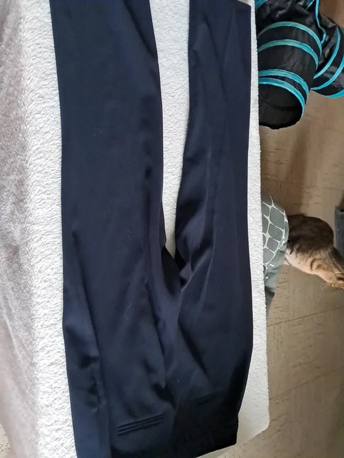 Pantalon bleu marine habillé - photo numéro 2