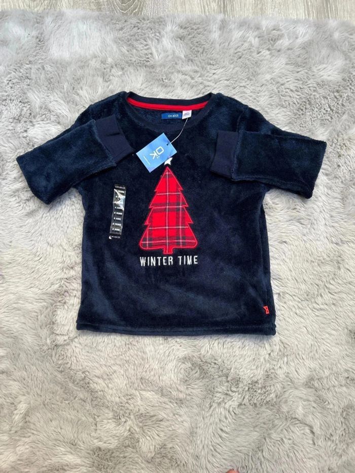 Haut pyjama polaire 4ans