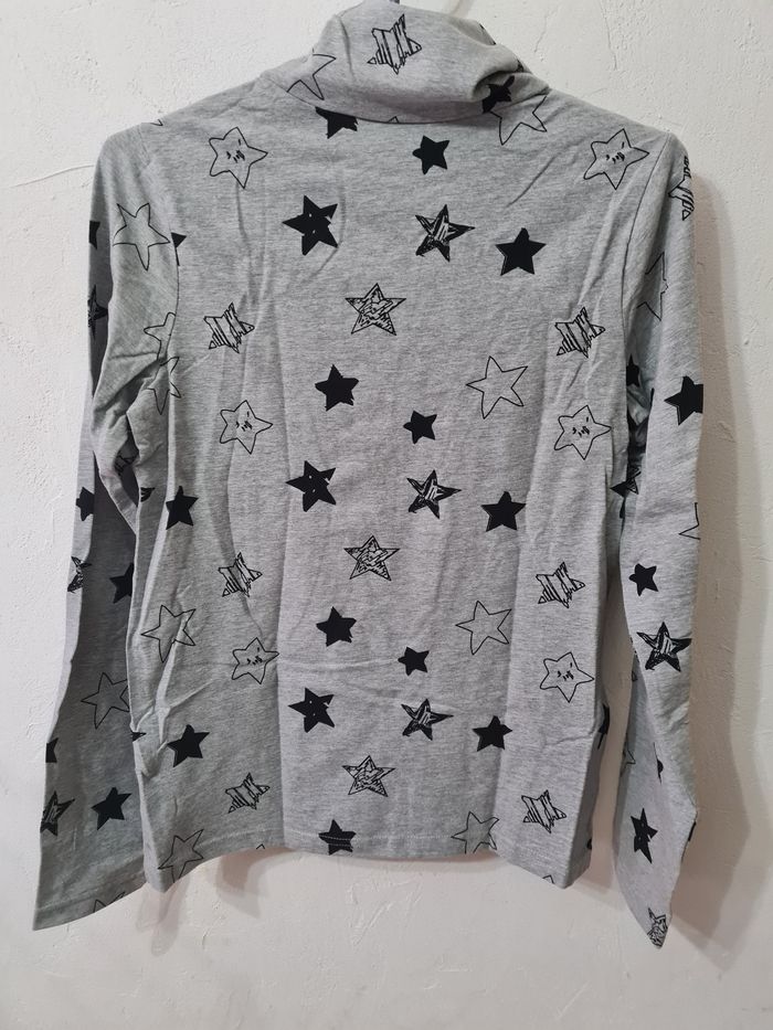 T-shirt manches longues col roulé - photo numéro 3