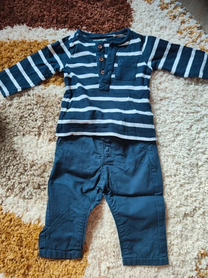 Ensemble pantalon et t-shirt manche longue