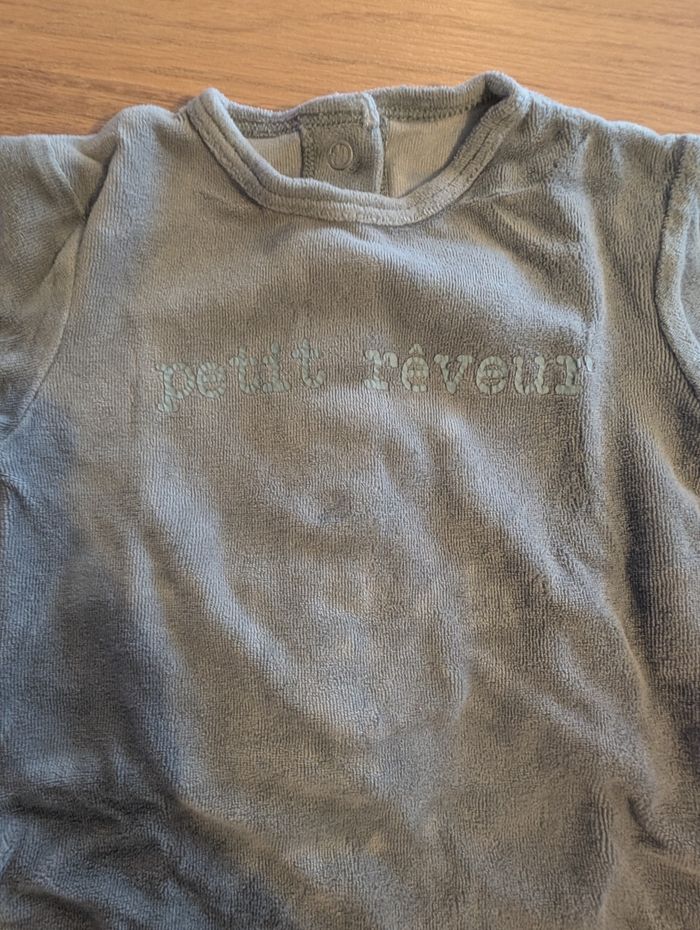 Pyjamas Kiabi 6 mois "petit rêveur" - photo numéro 2