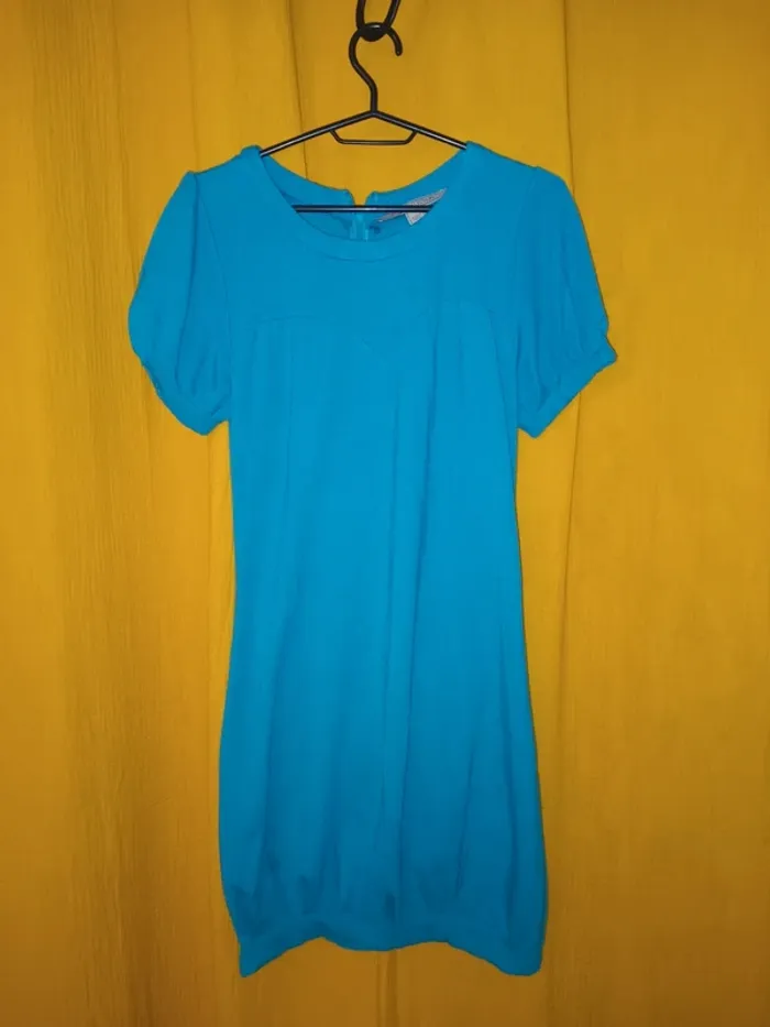 Robe bleu canard zara