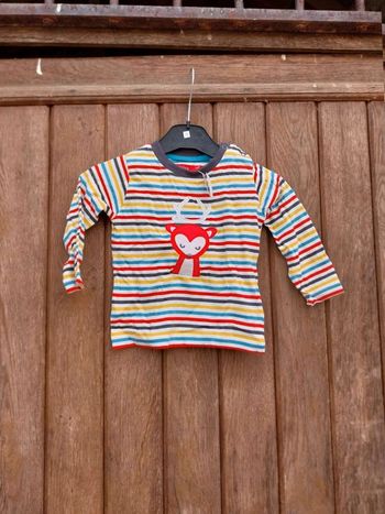 Tee-shirt manche  longue garçon  12  mois