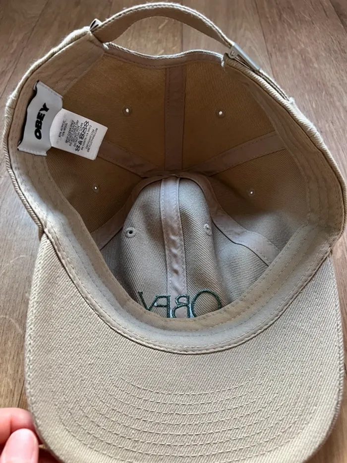 Casquette Obey beige - photo numéro 5