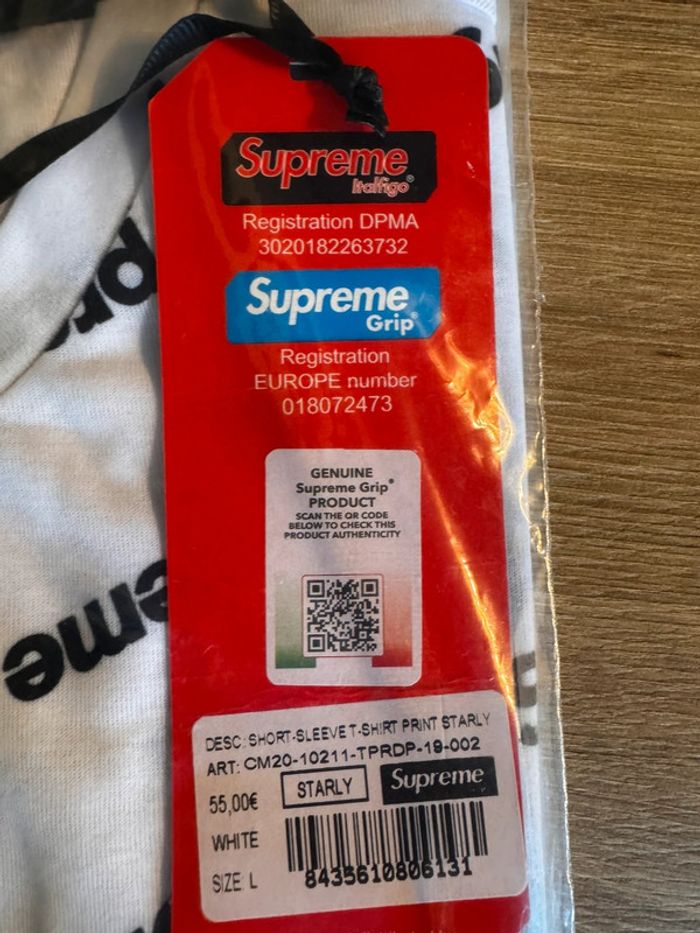 t-shirt manches courtes homme SUPREMe taille L neuf sous blister avec étiquettes - photo numéro 11