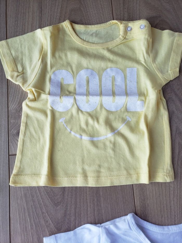 Lot maillots manches courtes 03 mois - photo numéro 7