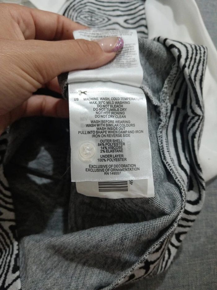 C58 blouse imprimée FB sister S - photo numéro 4