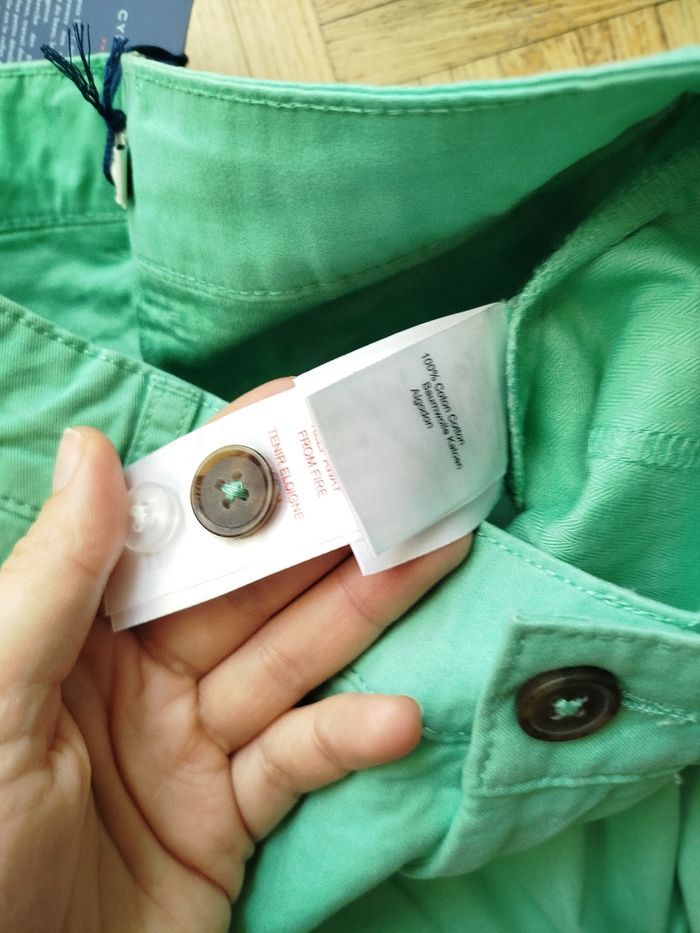 Short vert garçon 12 ans Cyrillus neuf - photo numéro 5