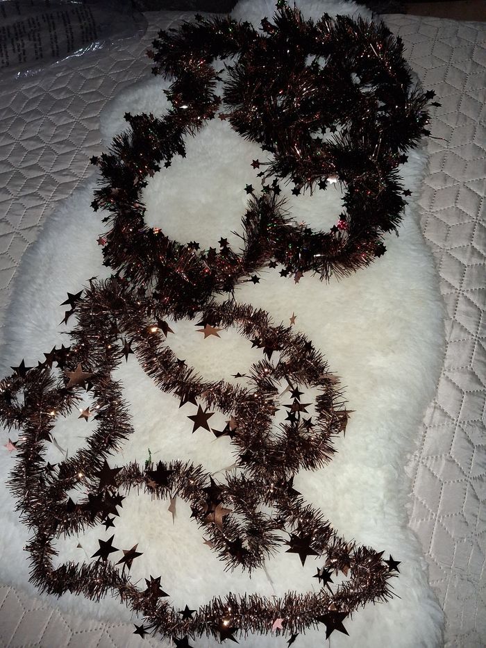 Lot de 2 guirlandes de Noël 🎄  marron - photo numéro 7