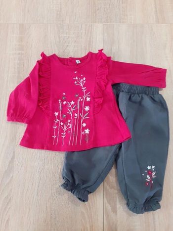 Ensemble jogging fille 3 mois
