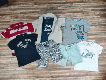 Lot vêtements été garçon 3/4 ans bon état 