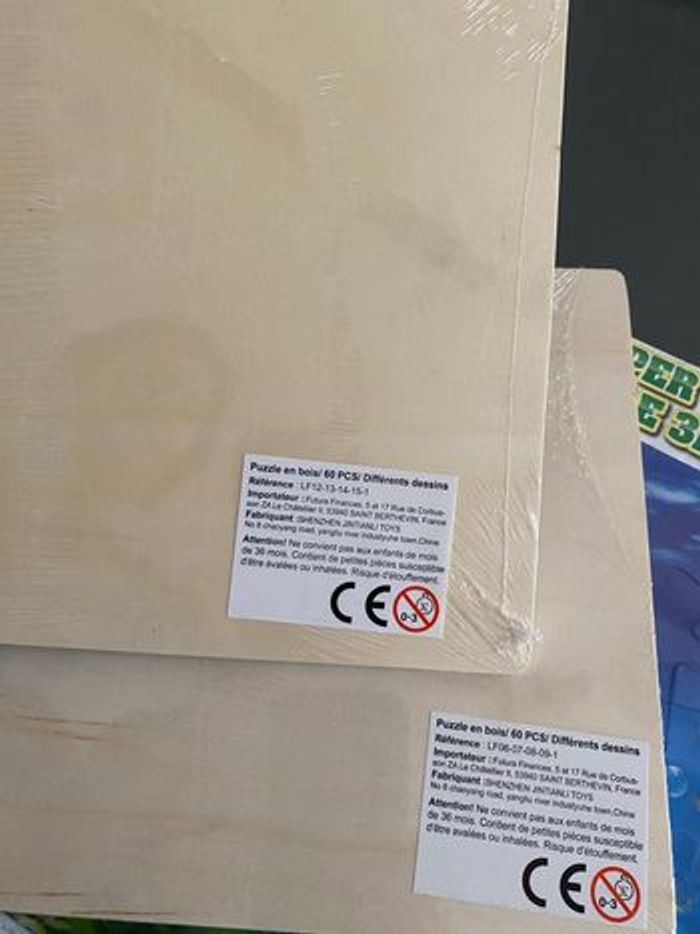 Lot 4 puzzles neufs 3D  et bois - photo numéro 6