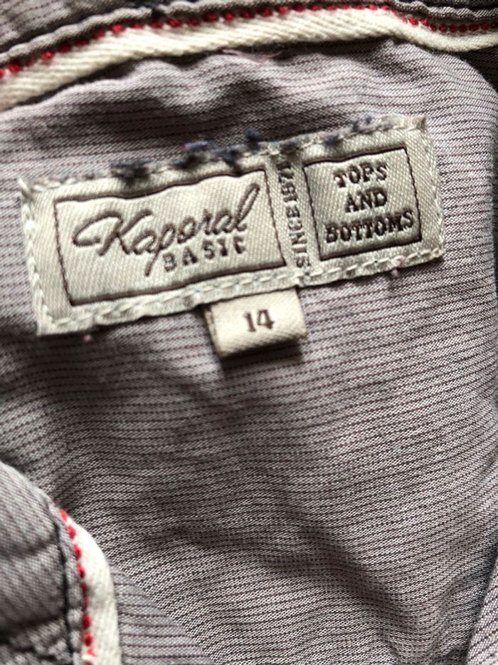 Chemise #kaporal#14 ans - photo numéro 3