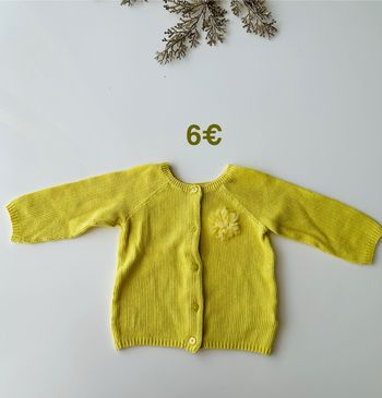 Gilet vertbaudet bébé fille 9 mois