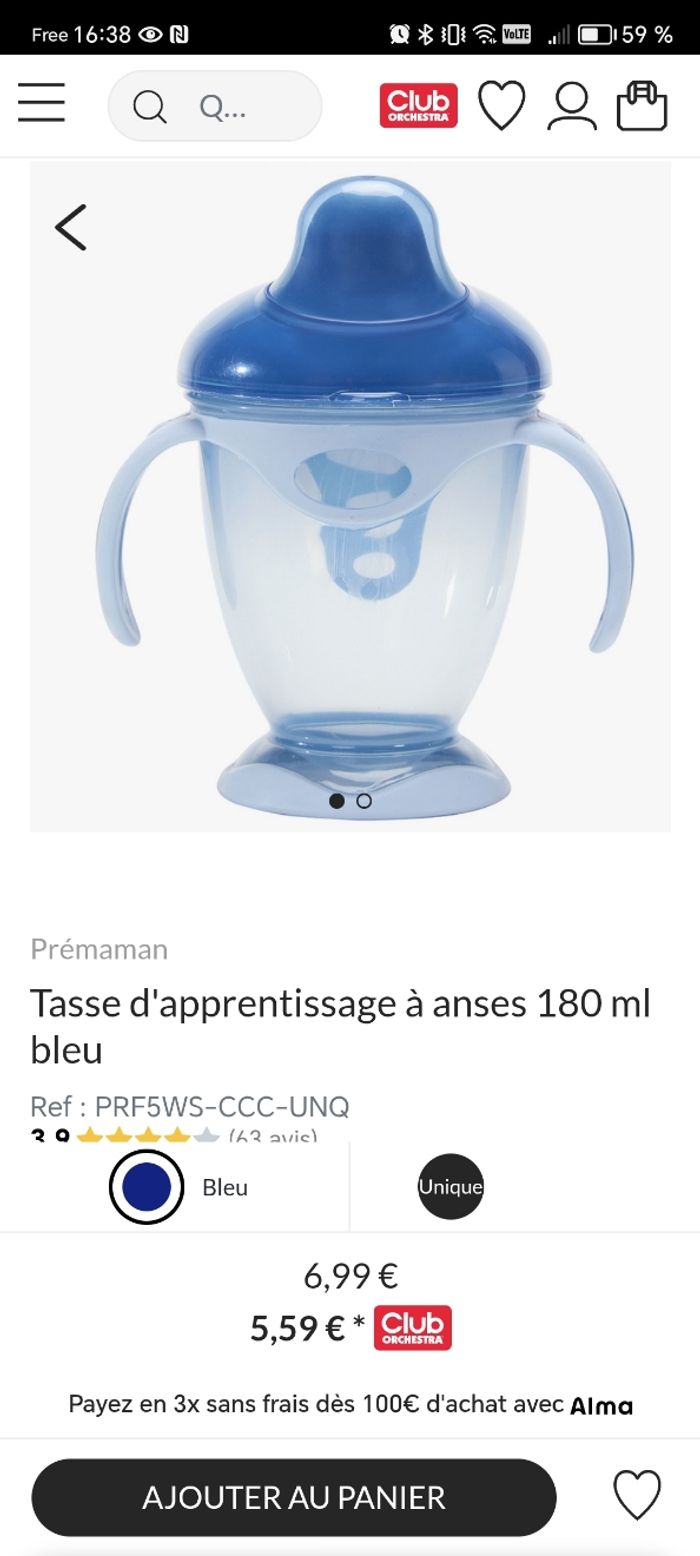 Tasse d'apprentissage bébé - photo numéro 4