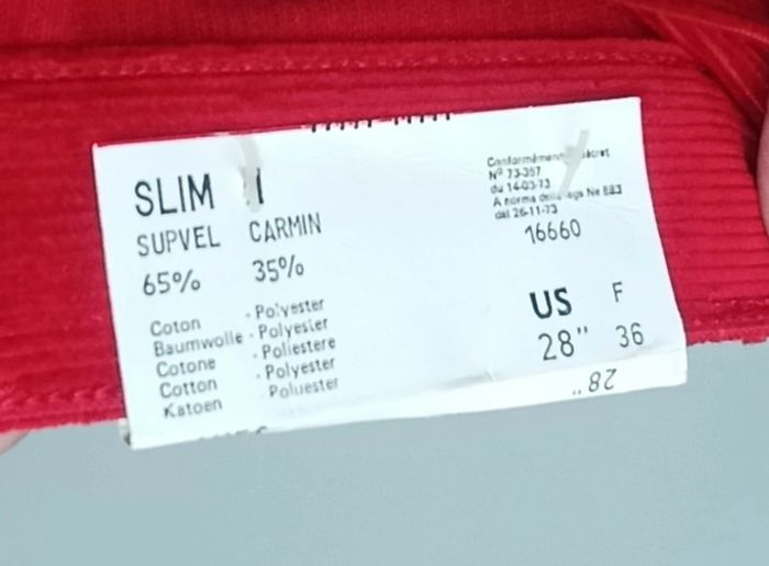 Pantalon homme velours côtelé Lee Cooper vintage - photo numéro 3